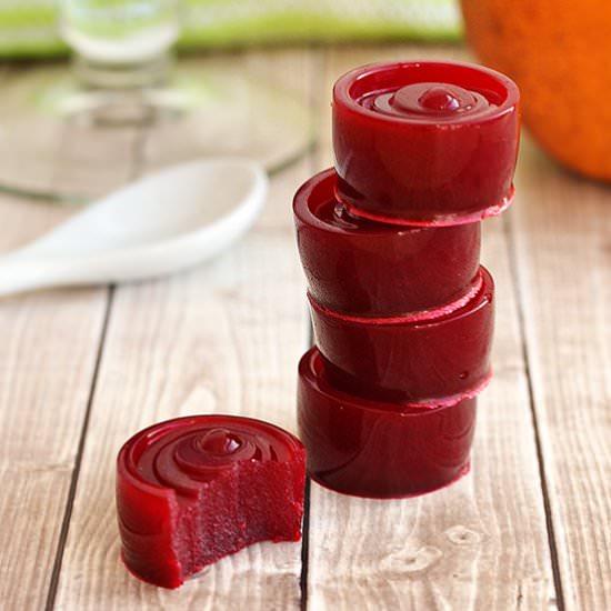 Healthy Homemade Beet Gummies
