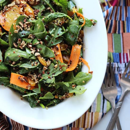 Beet, Quinoa, and Arugula Salad