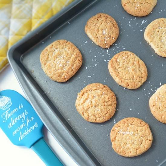 Eggless Coconut cookies