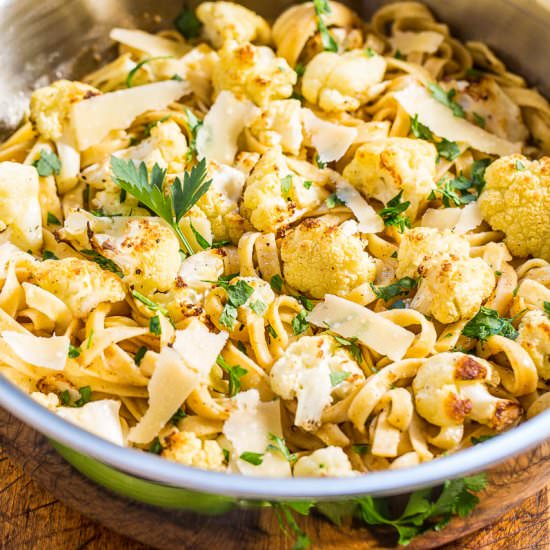 Cauliflower & Fettuccine w/Parmesan