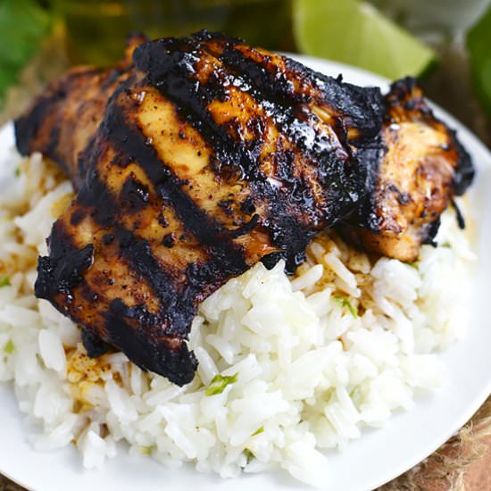 Chili Honey Lime Chicken Thighs