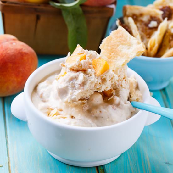 Peach Cobbler Ice Cream