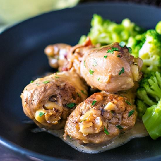 Drumsticks in White Wine Sauce