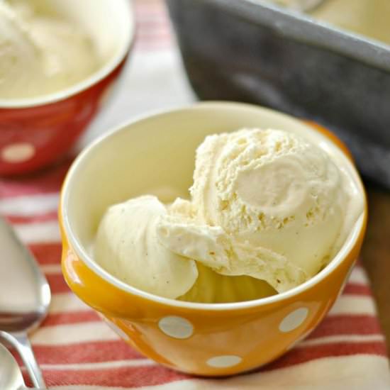 Easy 3 Ingredient Freezer Ice Cream