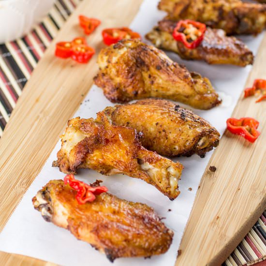 Ghost Pepper Chicken Wings