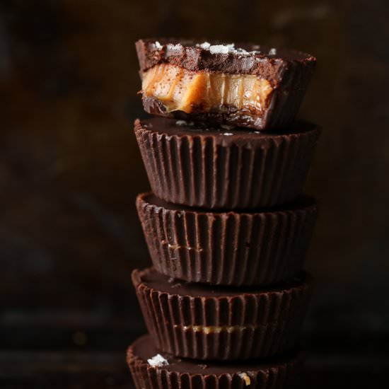 Salted PB Caramel Cups