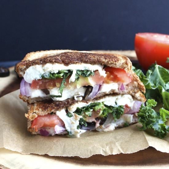 Mediterranean Grilled Cheese