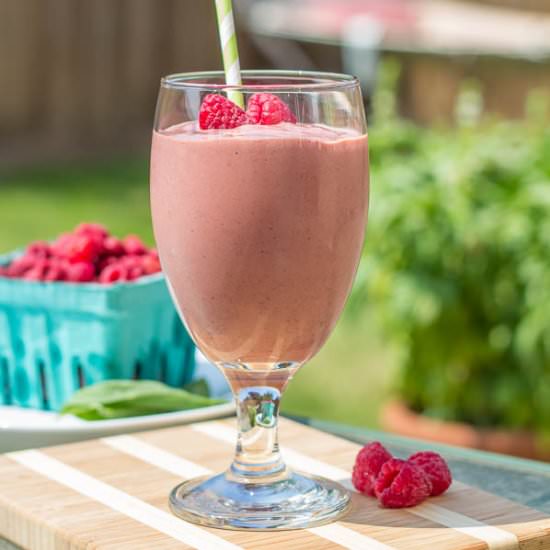 Raspberry & Basil Smoothie