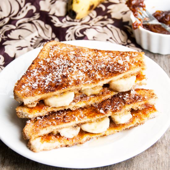 Peanut Butter Banana Toast