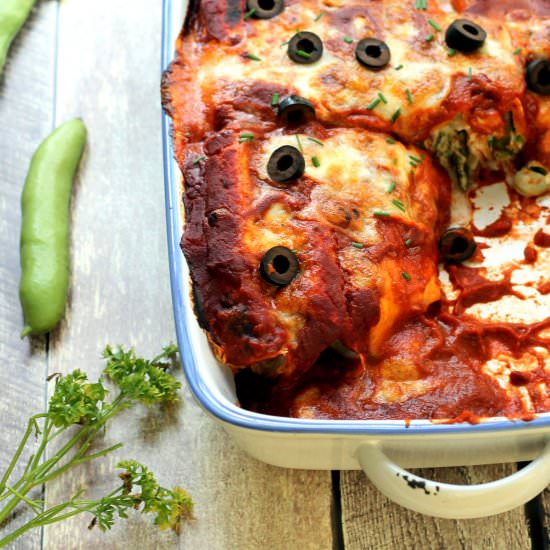 Summer Vegetable Enchiladas
