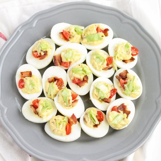 Ranch BLT Deviled Eggs