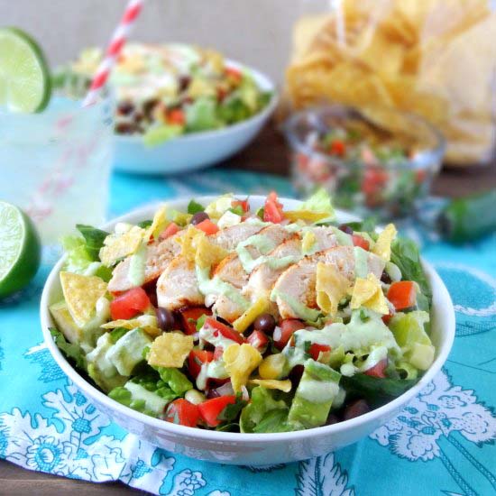 Pico de Gallo Grilled Chicken Salad