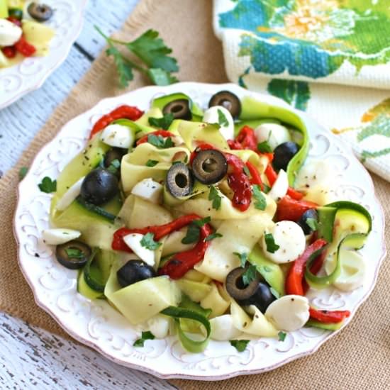 Chilled Zucchini Ribbon “Pasta”
