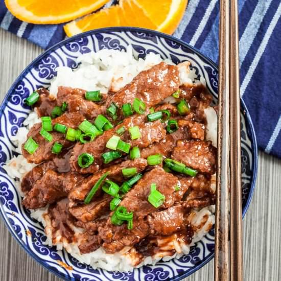 Orange Beef