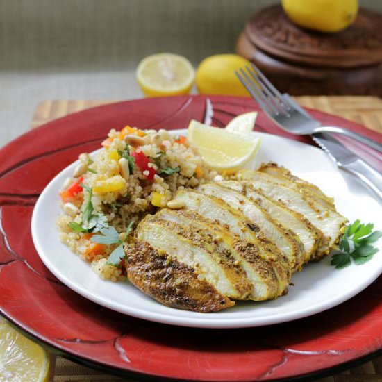 Moroccan Chicken & Pine Nut Quinoa