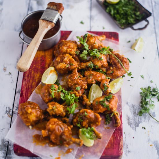 Mango Chili Chicken Lollipop
