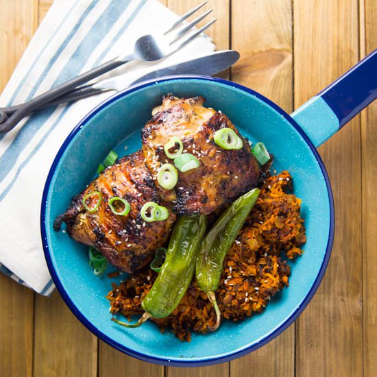 Citrus Chicken & Sweet Potato Hash