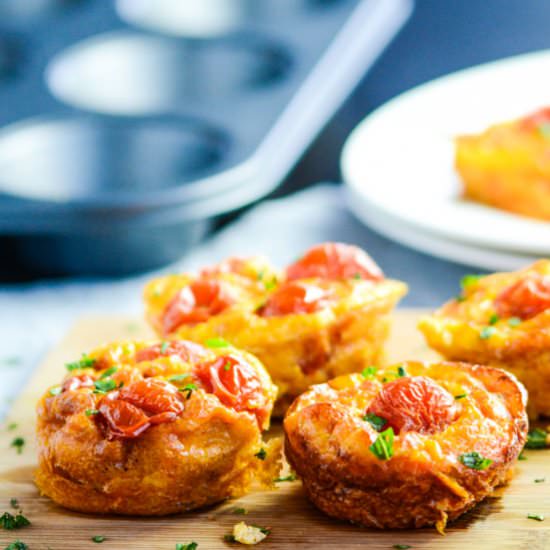 Mini Cherry Tomato Quiche