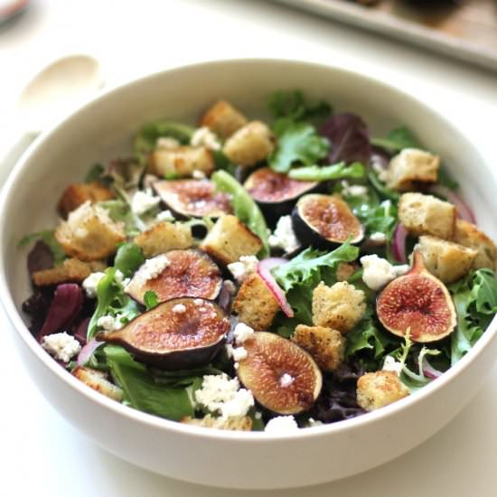 Fig and Goat Cheese Salad