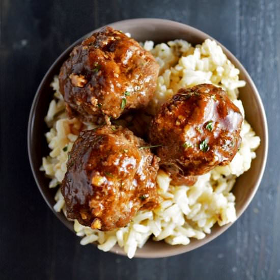 Easy Hawaiian Meatballs