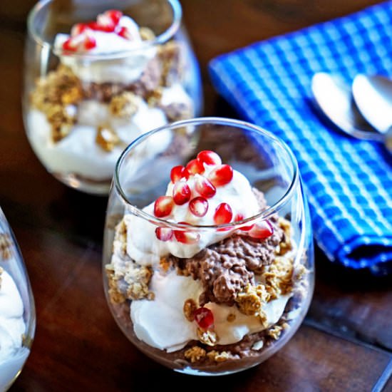 Cinnamon Chocolate Chia Mousse
