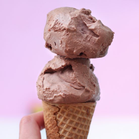 Decadent Chocolate Vegan Ice Cream