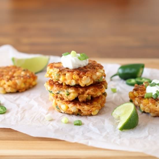 Jalapeno Popper Corn Fritters