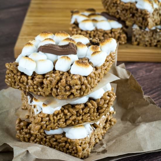 S’Mores Krispie Treats
