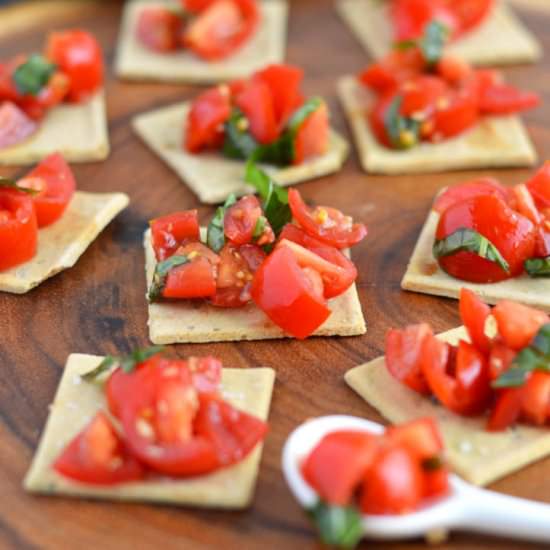 Gluten Free Tomato Bruschetta