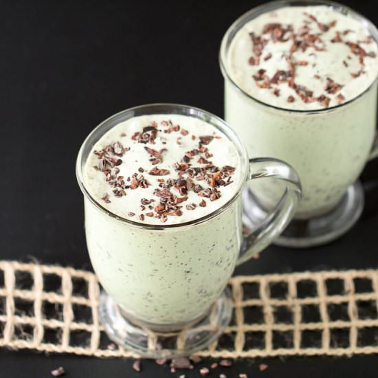 Green Superfood Smoothie with Cacao