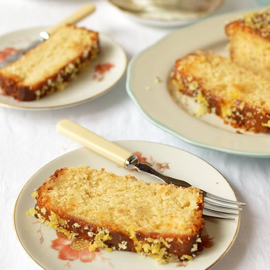 Lemon & Ginger Drizzle Cake
