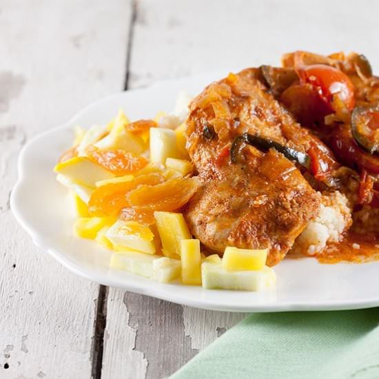 Slow cooker spicy chicken breasts