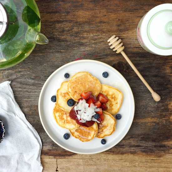 Lemon-ricotta pancakes