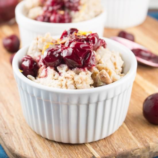 Grand Marnier Sour  Cherry Sauce