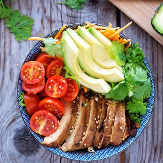Soy-Lime Chicken Bowls