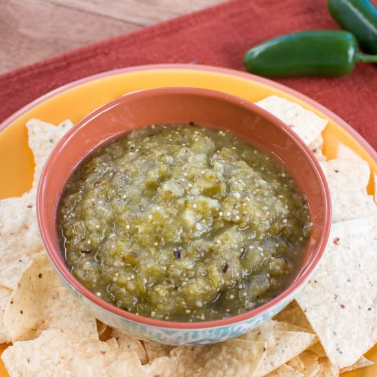 Salsa Verde – Tomatillo Salsa