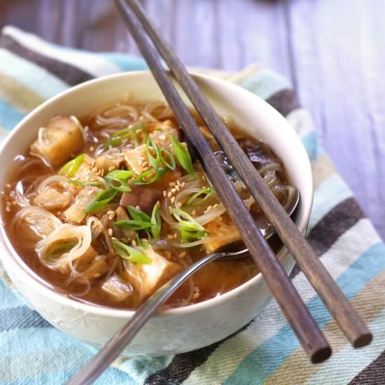 Japanese Eggplant Miso Soup