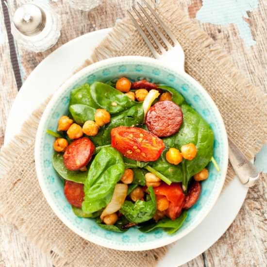 Spiced & Roasted Chickpea Salad