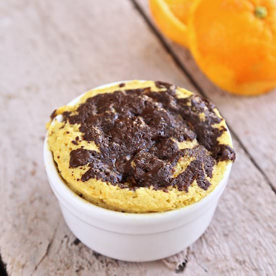 Orange & Chocolate Chip Mug Cake