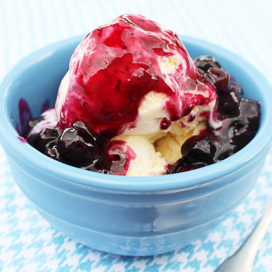 Fresh Blueberry Sauce