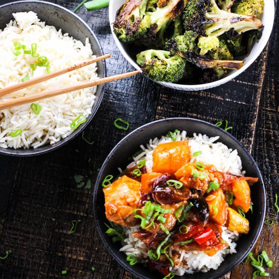 Roasted Sweet and Sour Chicken