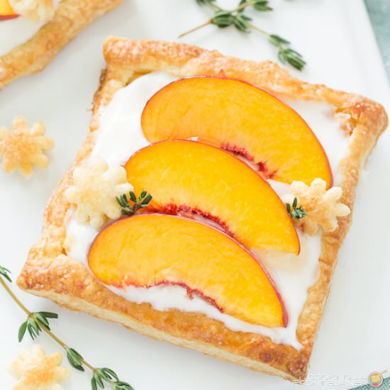 Fresh Peach Tart