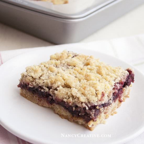Blackberry Crumb Bars