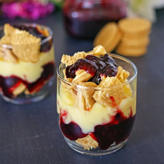 Blackberry Lemon Oreo Parfait