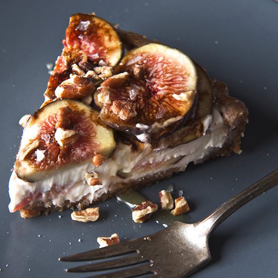 Fig Honey Kefir Tart