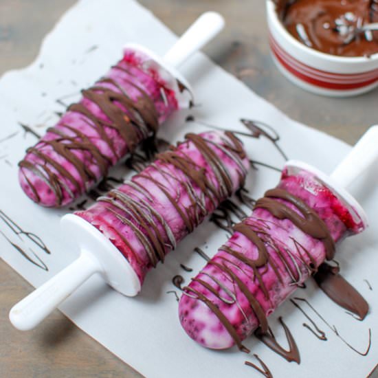 Wild Blueberry Yogurt Pops