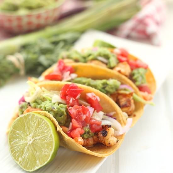 Spicy Grilled Shrimp Tacos