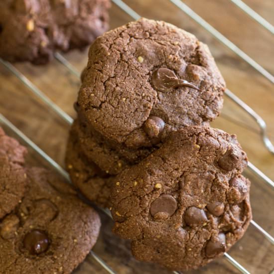 Dark Chocolate Chip Cookies