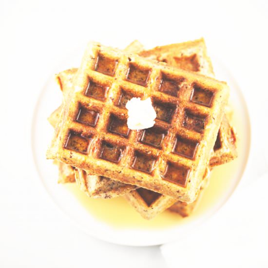 Healthy Buttermilk Waffles