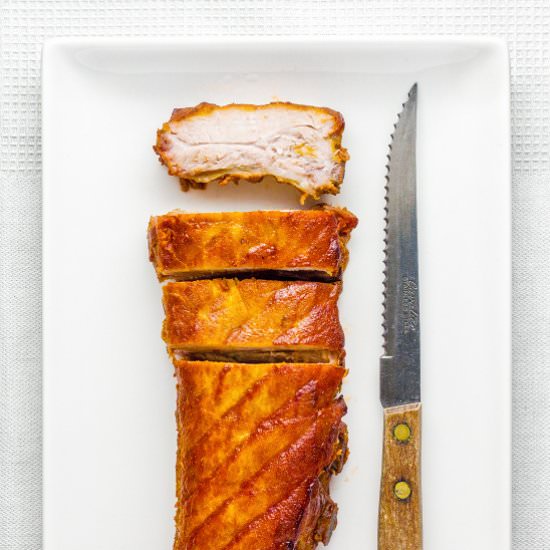 Bourbon-Dijon Baby Back Ribs